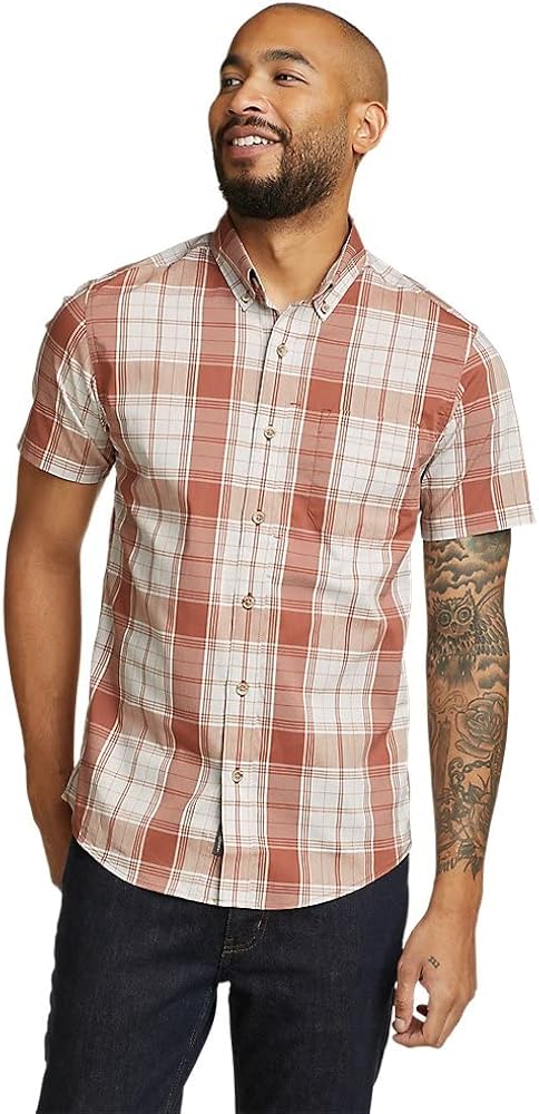 Eddie Bauer Men's Short-Sleeve Voyager Flex Shirt