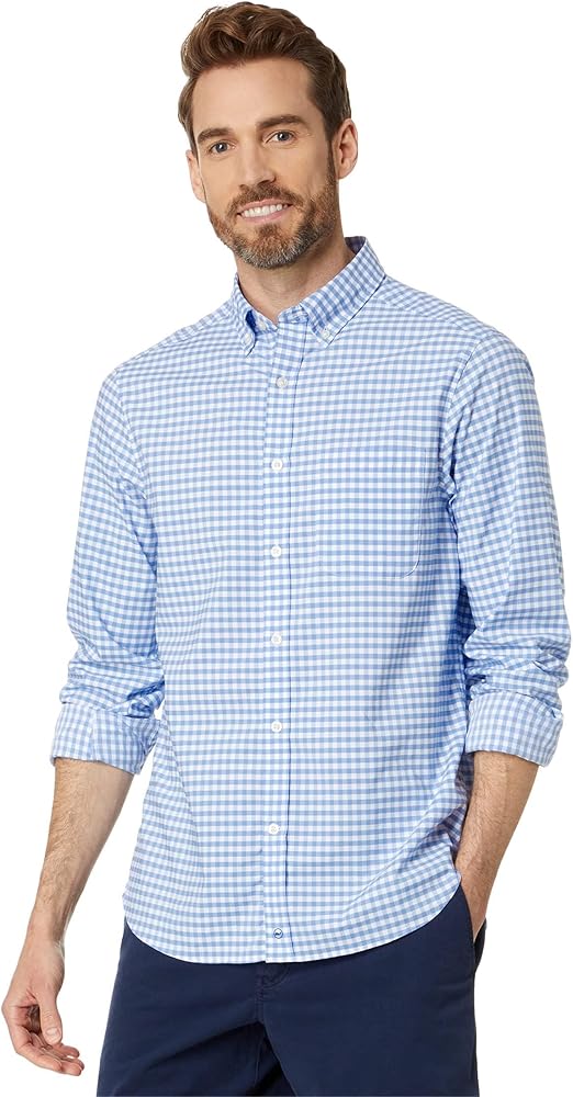 vineyard vines Classic Fit Gingham OTG Brrr Shirt