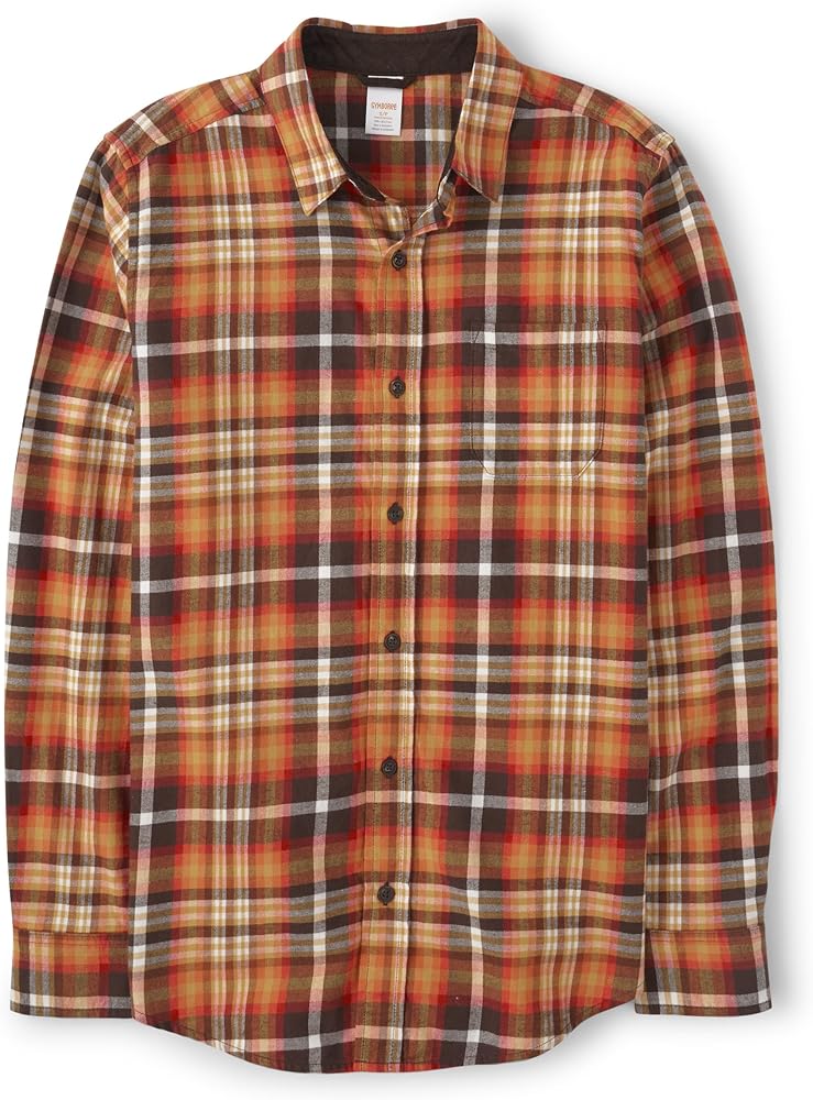 Gymboree Men's Long Sleeve Plaid Fall Button Up Shirt Seasonal