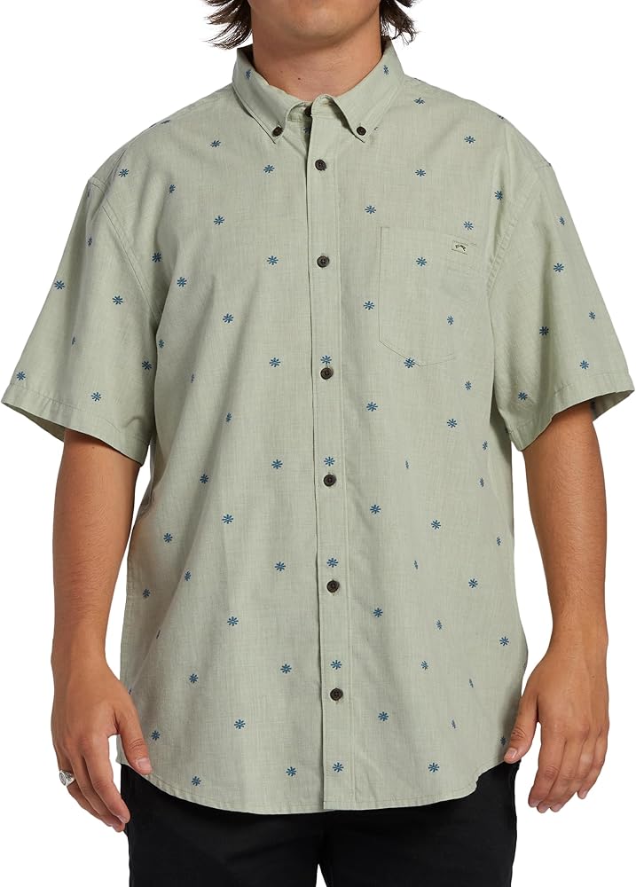 Billabong Men's All Day Jacquard Short Sleeve Woven