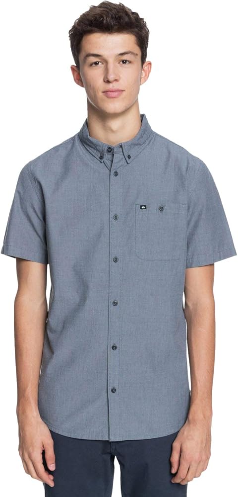 Quiksilver Men's Winfall Short Sleeve Button Down Shirt