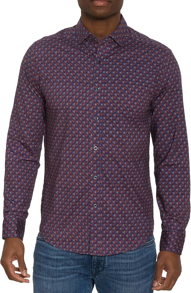 Robert Graham Men’s Barrone Long-Sleeve Button-Down Shirt