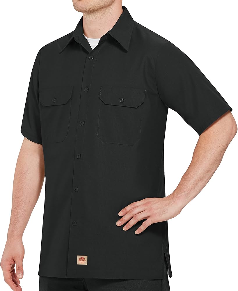 Red Kap Men's Solid Rip Stop Shirt