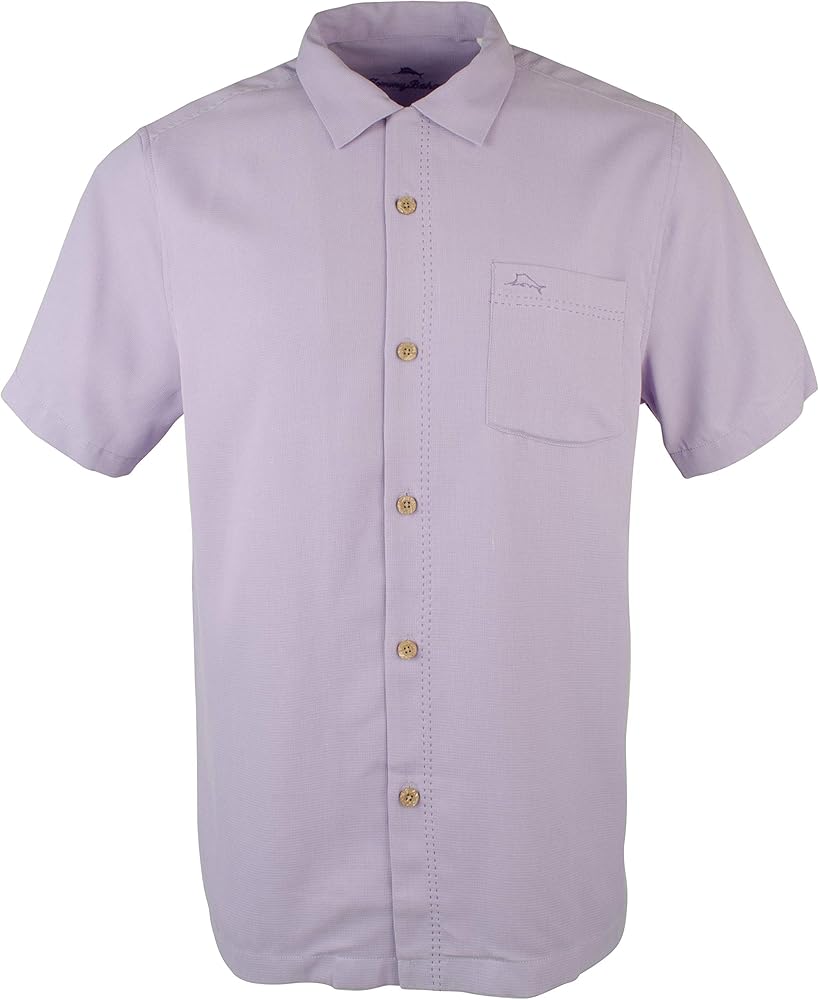 Tommy Bahama Mens Royal Bermuda Camp Shirt Short Sleeve Shirts