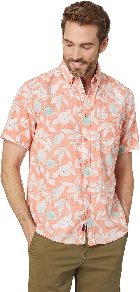 Faherty Men's Short Sleeve Breeze Shirt