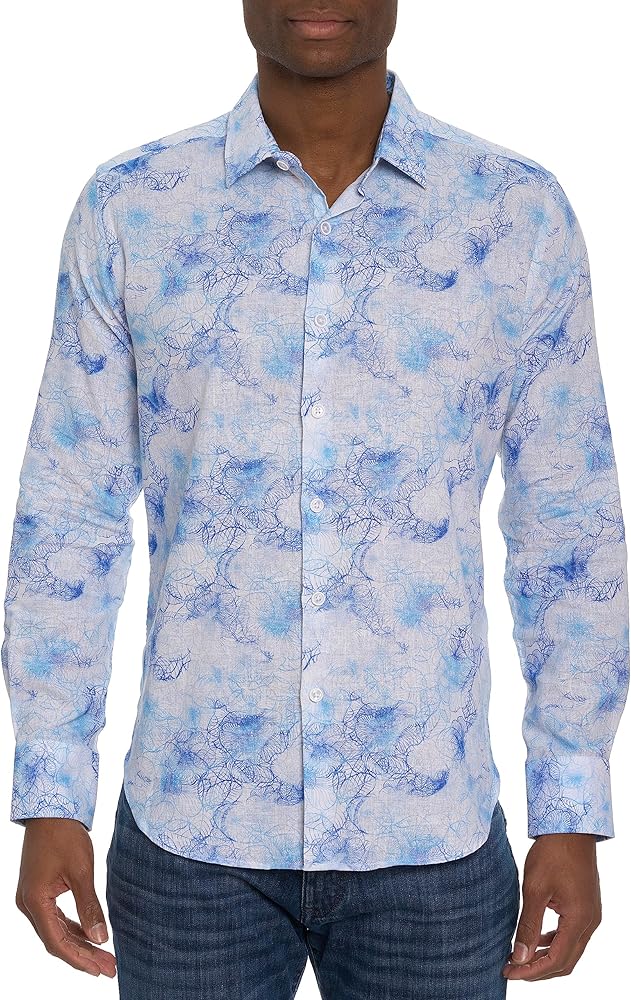 Robert Graham Men's Hugh Long Sleeve Woven Button Down Shirt