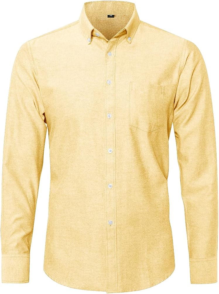 Oxford Shirts for Men Cotton Mens Button Down Shirts