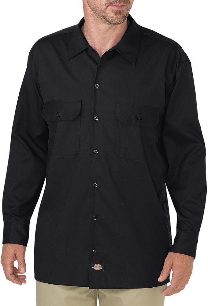 Dickies Men's Long Sleeve Flex Twill Work Shirt