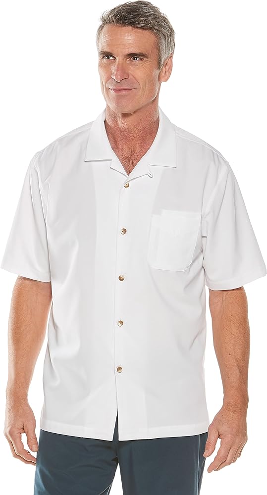 Coolibar UPF 50+ Men's Safari Camp Shirt - Sun Protective