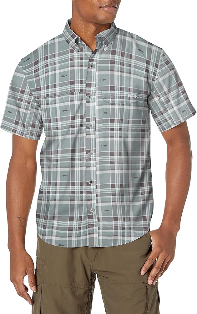 HUK Tide Point Short Sleeve Shirt | Performance Button Down