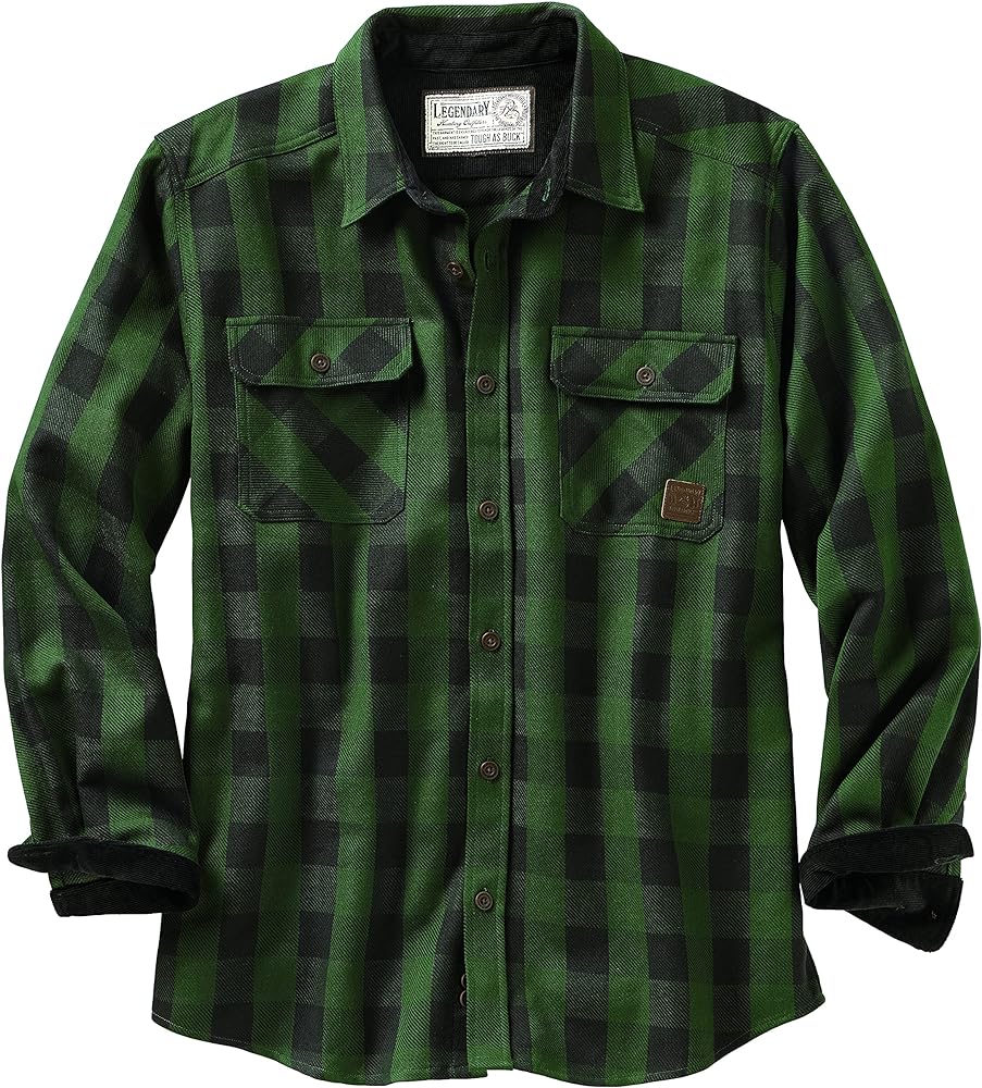 Legendary Whitetails Men's Tough as Buck Heavyweight Flannel Shirt