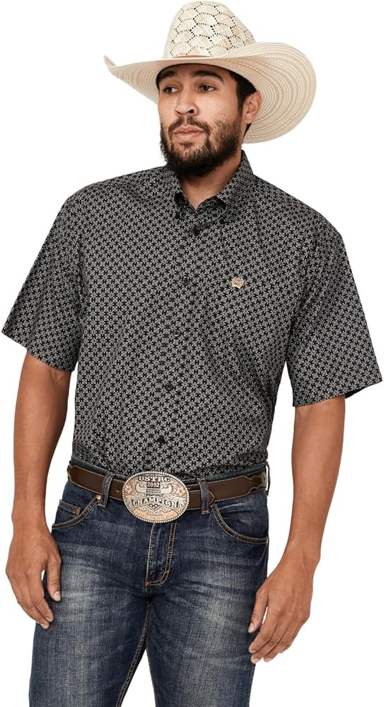 Cinch Men's Shortsleeve Button-Down Western Shirt