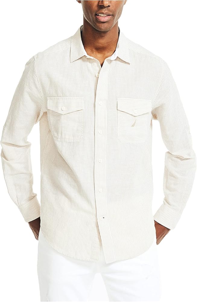 Nautica Men's Linen Shirt