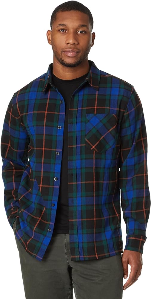 Spyder Men's Elevation Long Sleeve Flannel Shirt