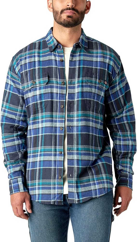 Dickies Men's Flex Long Sleeve Flannel Shirt