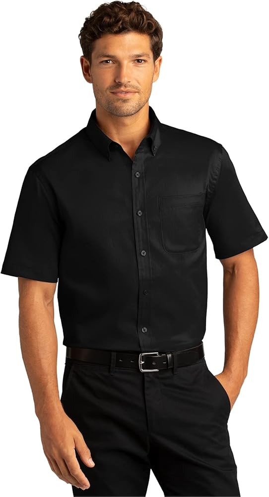 Port Authority Short Sleeve SuperPro React Twill Shirt