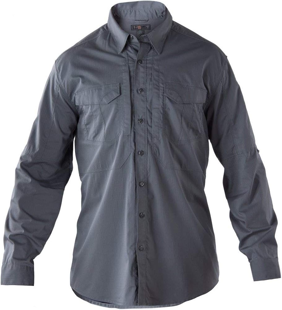 5.11 Tactical Men's Stryke Long Sleeve Shirt, Flex-Tac Stretch Fabric, Teflon Finish, Style 72399