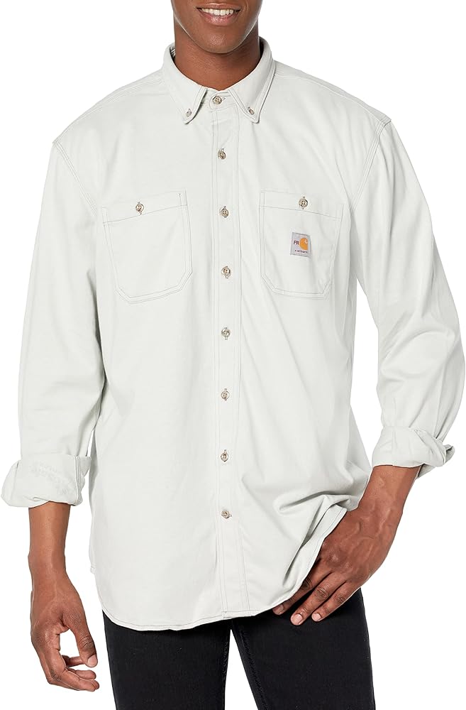 Carhartt Men's Flame Resistant Force Cotton Hybrid Shirt