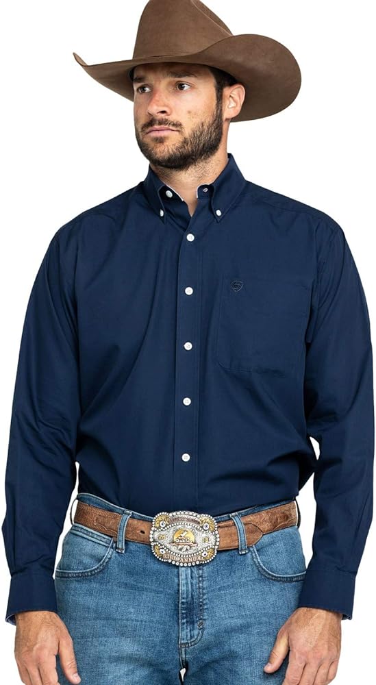 ARIAT Men's Wrinkle Free Solid Shirt