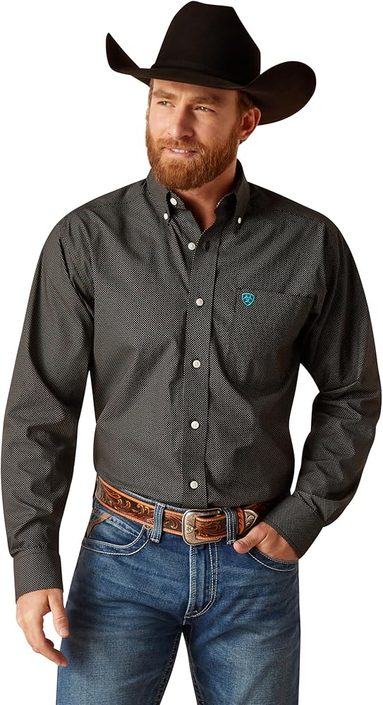 Ariat Men's Wrinkle Free Gian Fitted Shirt