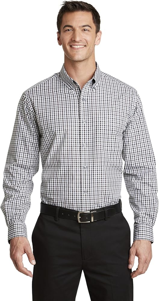 Port Authority Long Sleeve Gingham Easy Care Shirt