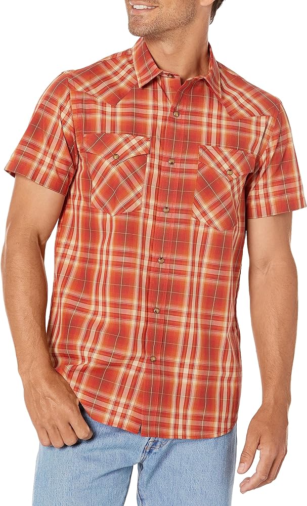 Pendleton Men's Short Sleeve Snap Front Frontier Shirt