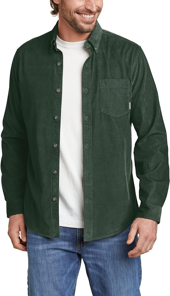 Eddie Bauer Men's Corduroy Long-Sleeve Shirt