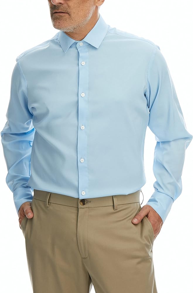 Haggar Classic Fit Performance Button Down Men's Dress Shirt