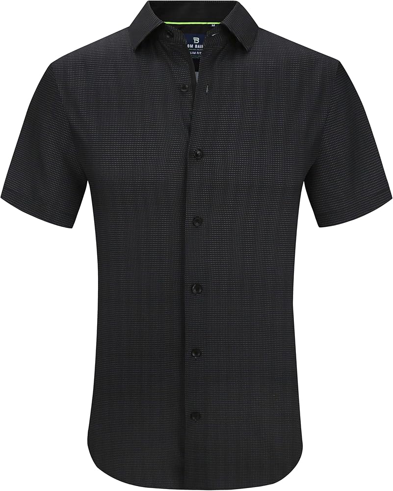 Slim Fit Short Sleeve Performance Stretch Button Down