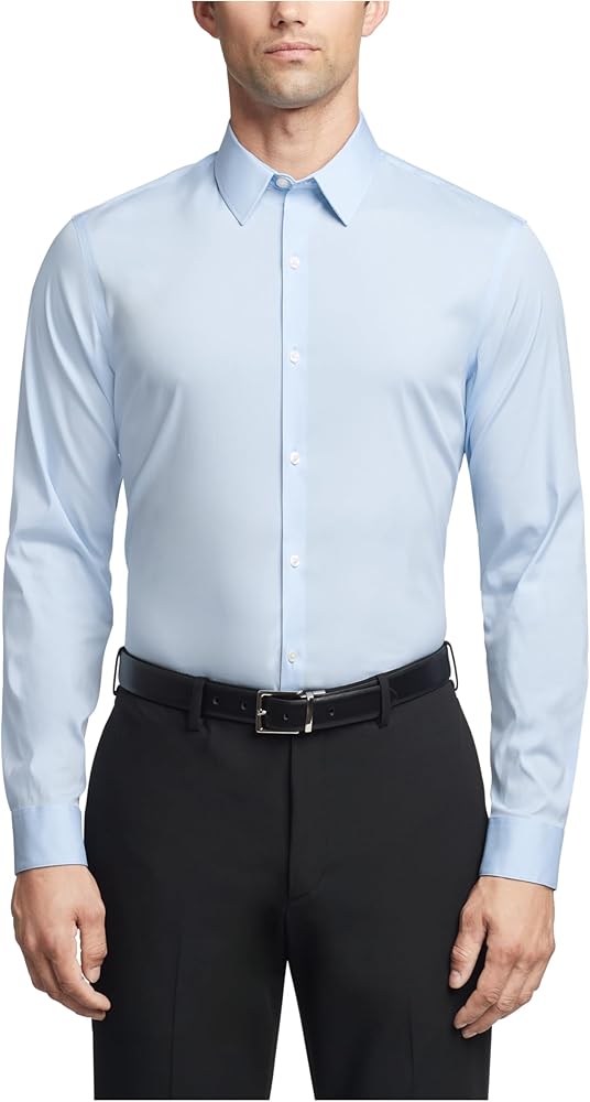 Calvin Klein Men's Dress Shirt Extra Slim Stretch