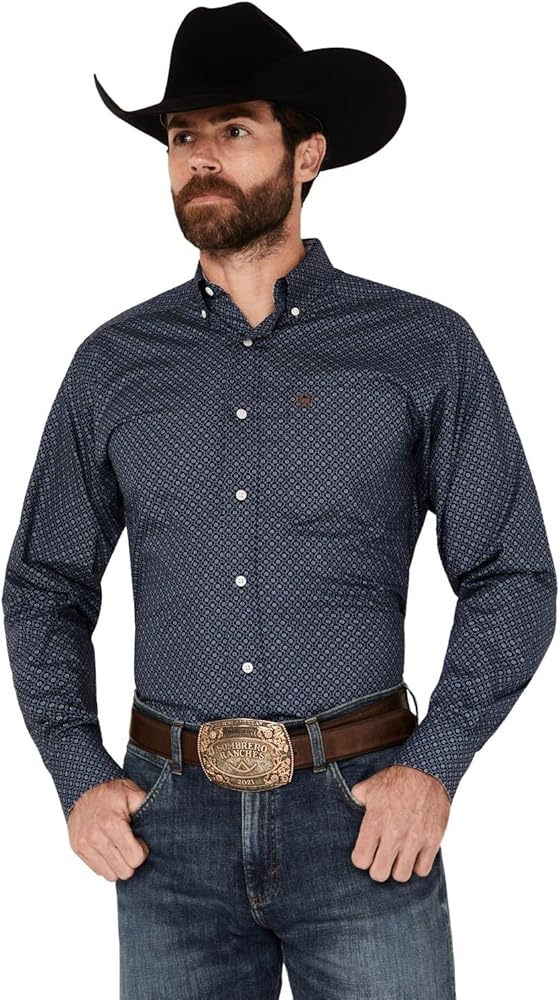 Ariat Men's Wrinkle Free Keagan Fitted Shirt